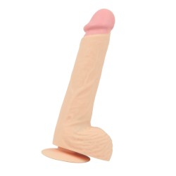 Rotation Wireless Realistic Dildo - 8.9"