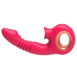 Snail Thrusting &amp; Sucking Vibrator