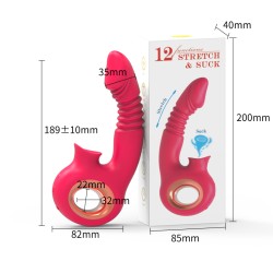 Snail Thrusting &amp; Sucking Vibrator