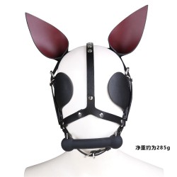 Dog Hoods With Bit Gag