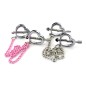 Cupid Nipple Press Clamps With Chain