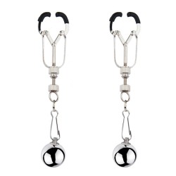 Weighted Orbs Nipple Clamps