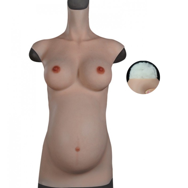 Fake Pregnant Belly With Breast - Cotton