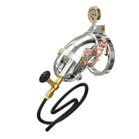 Steampunk Chastity Device Cock Cage