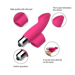 Silicone Waterproof Finger Brush Vibrate