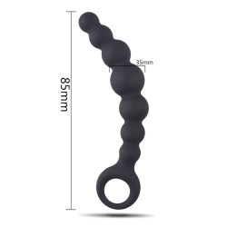 Butt Plug Anal Beads with Safe Pull Ring