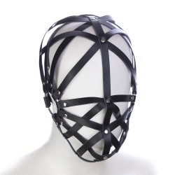 cross belt half face hood