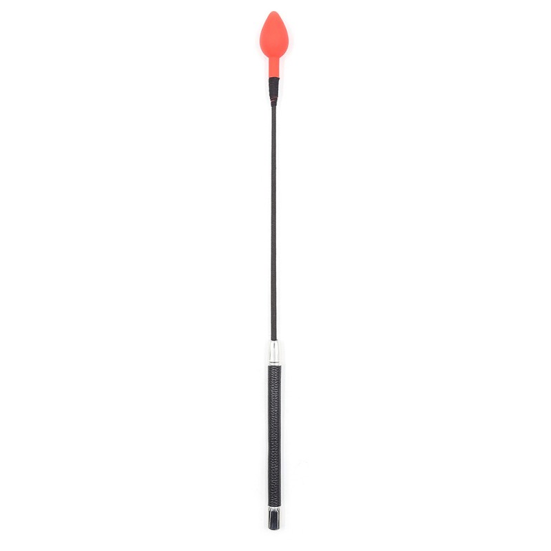 Red Silicone Heart Riding Crop