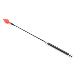 Red Silicone Heart Riding Crop