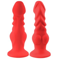 Monster Colorful  Silicone Realistic Dildo