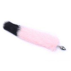 Double Color Fox Tail Butt Plug