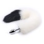 Double Color Fox Tail Butt Plug