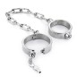 Press Lock Stainless Steel Wrist &amp; Ankle Cuffs