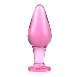 pink glass butt plug 4