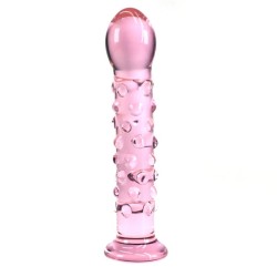 Glass Bent P-Spot Butt Plug