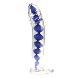 spiral inner glass dildo