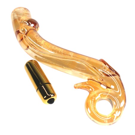 G-spot Vibration Glass Dildo