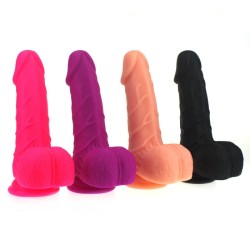 Liquid Silicone Colours Dildo Pleasure - 7.5"