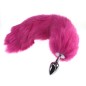 Colorful Fox Tail Stainless steel Butt Plug