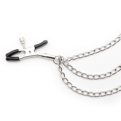 Three Chain Nipple Clamp