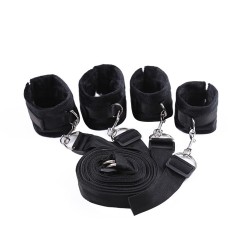 Bed Bindings Restraint Kit With  Blindfold