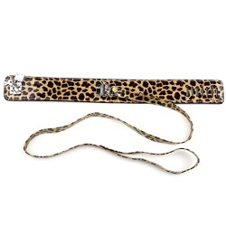 Leopard Lockable Neck Collar