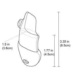 CB-3000 Hide Lock Male Chastity Device