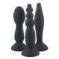 Suction Silicone Butt Plug - 3 Pcs Set