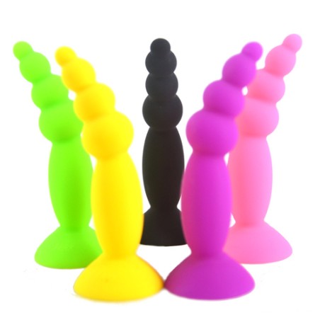 Suction Silicone Anal Beads