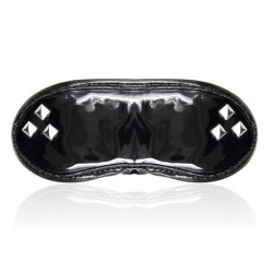 Bright Black Rivet Blindfold