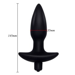 Silicone 10 Mode Vibrating Butt Plug