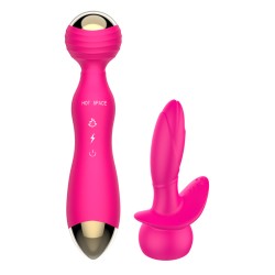 Luxury Rotation Head &amp; Heating Vibrator