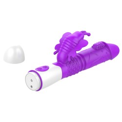 Butterfly Clit Stimulation Rabbit Vibrator