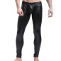 Men Sexy Evening Show Slim Leather Pants