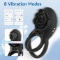 Rose Vibrating Penis Ring