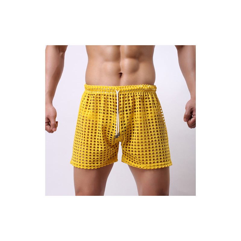 New Arrival Men Relaxed Sexy Mesh Shorts