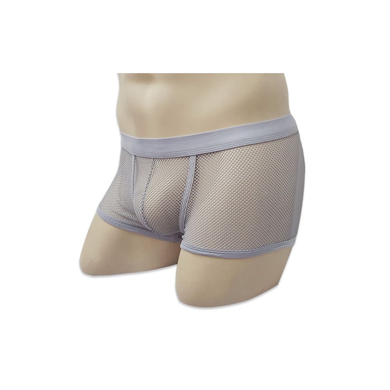 Hot Style Transparent Fishnet Boxer Shorts For Men