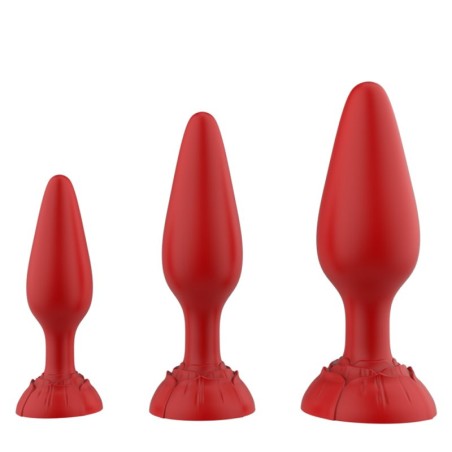 Rola Rose Anal Plug Three Piece Set