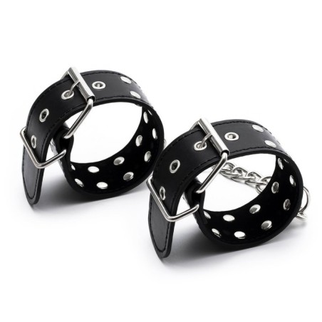 Two Row Nail Buckle Hand Cuffs