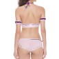 New Arrival Transparent Lace Trim Slitting Bra And Briefs