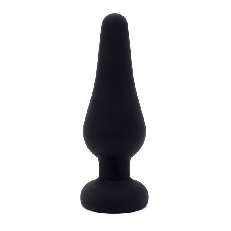 Silicone Black Anal Plug