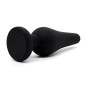 Silicone Black Anal Plug