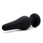 Silicone Black Anal Plug