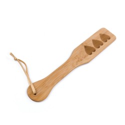 Bamboo Spanking Paddle With Heart Or Love