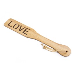 Bamboo Spanking Paddle With Heart Or Love