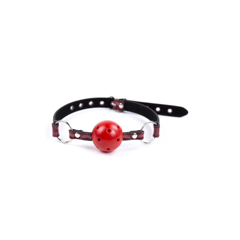 Diamond Lines Breathable Ball Gag