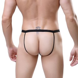 Fancy Leopard Mesh Assless G-string Men Underwear