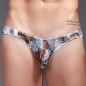 Hot Breathable Flower Printed Mesh Panty