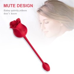 Rose Tongue Vibrator With Bud Egg