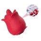 Rose-Shaped Clitoral Vibrator With Tongue